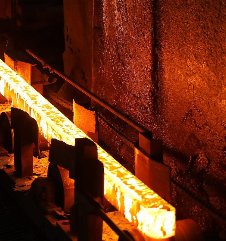 Steel billets for TMT bar production (mobile banner)