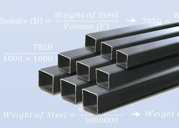 How Can the Weight of a Steel Bar Be Calculated?