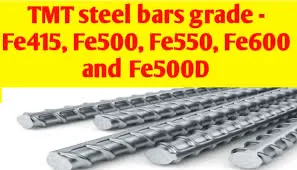 Tmt steel bars grade
